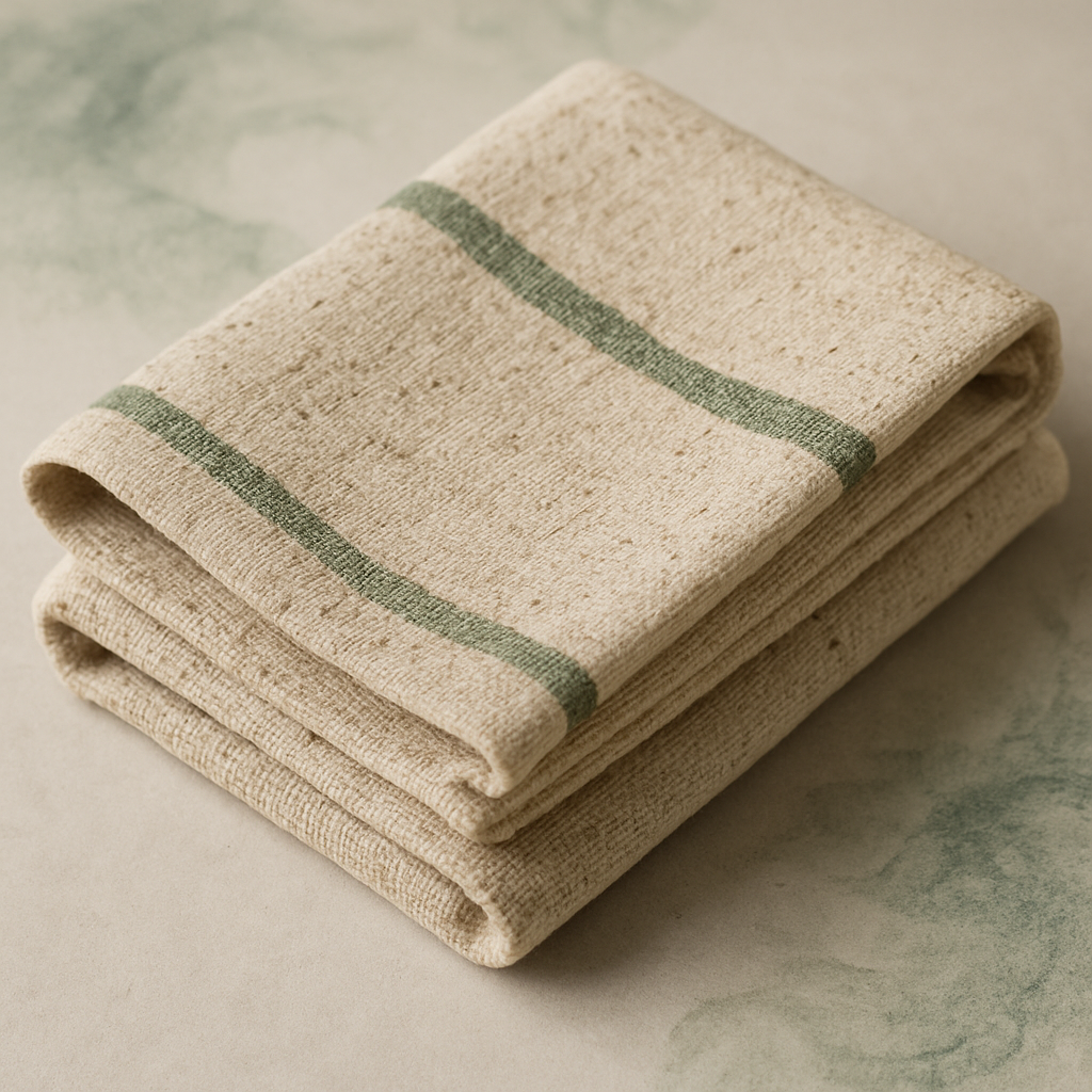 茶殻和紙タオル（茶殻繊維×和紙繊維）